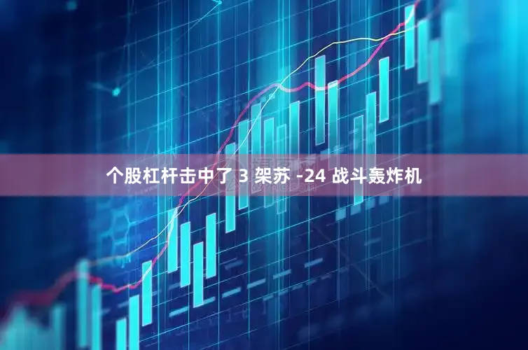 个股杠杆击中了 3 架苏 -24 战斗轰炸机