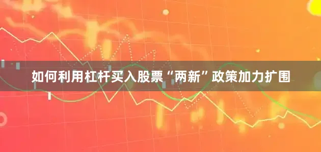如何利用杠杆买入股票“两新”政策加力扩围